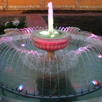Круглый фонтан