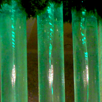 Оформление вихревыми колоннами